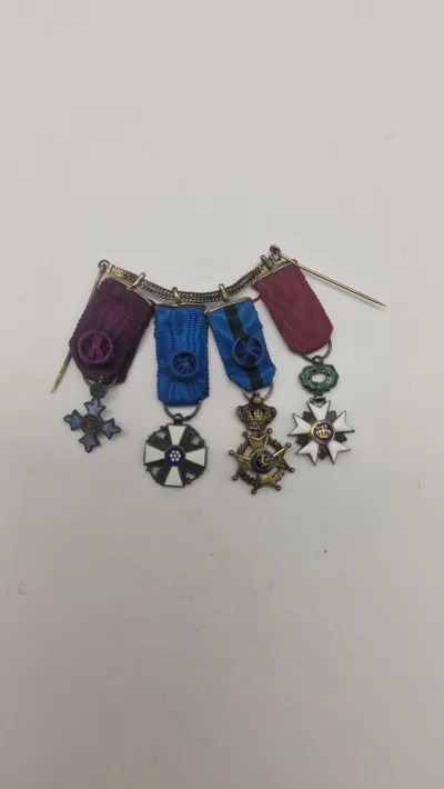 Original miniature medalje spange