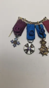 Original miniature medalje spange