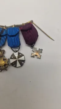 Original miniature medalje spange
