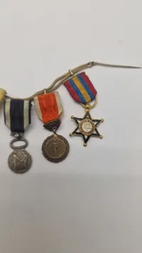 Original miniature medalje spange