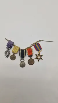 Original miniature medalje spange