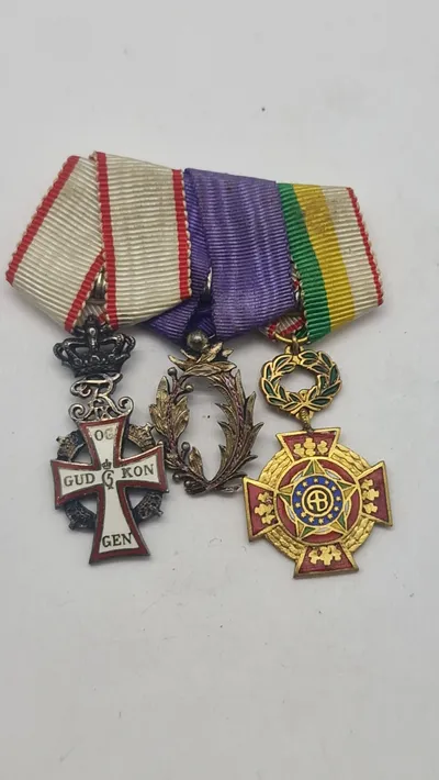 Original miniature medalje spange