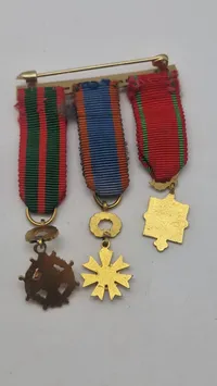 Original miniature medalje spange