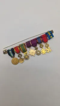Original miniature medalje spange