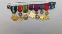 Original miniature medalje spange