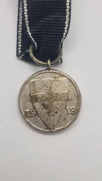 Original miniature medalje, Iron Division 1919