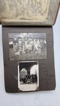 Originalt album med tyske soldater fotos mm. WW2