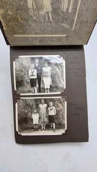 Originalt album med tyske soldater fotos mm. WW2