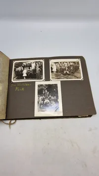 Originalt album med tyske soldater fotos mm. WW2