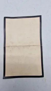 Sjældent originalt takkekort for deltagelse ved Kong Frederik 8’s begravelse i 1912