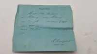 Original dansk soldaterbog årgang 1919 Livgarden