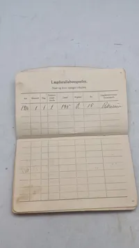 Original dansk soldaterbog årgang 1919 Livgarden