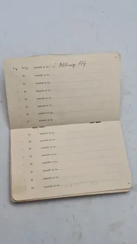 Original dansk soldaterbog årgang 1919 Livgarden