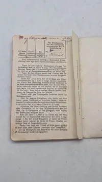 Original dansk soldaterbog årgang 1919 Livgarden