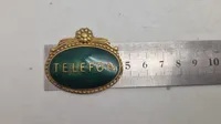 Originalt mærke telefonmontør  til påsyning fra telegrafvæsenet