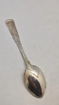 Original ske af provins sølv - 1800 tallet
