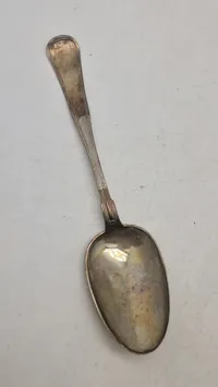 Original ske af provins sølv - 1800 tallet
