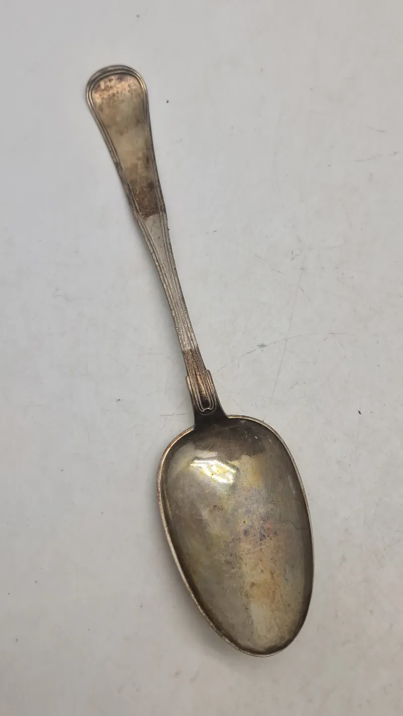 Original ske af provins sølv - 1800 tallet