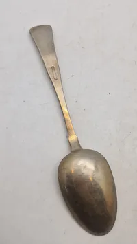 Original ske af provins sølv - 1800 tallet