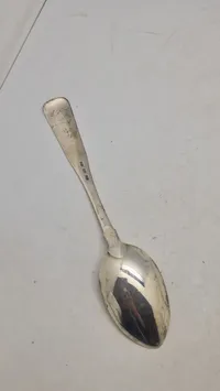 Original ske af provins sølv - 1800 tallet