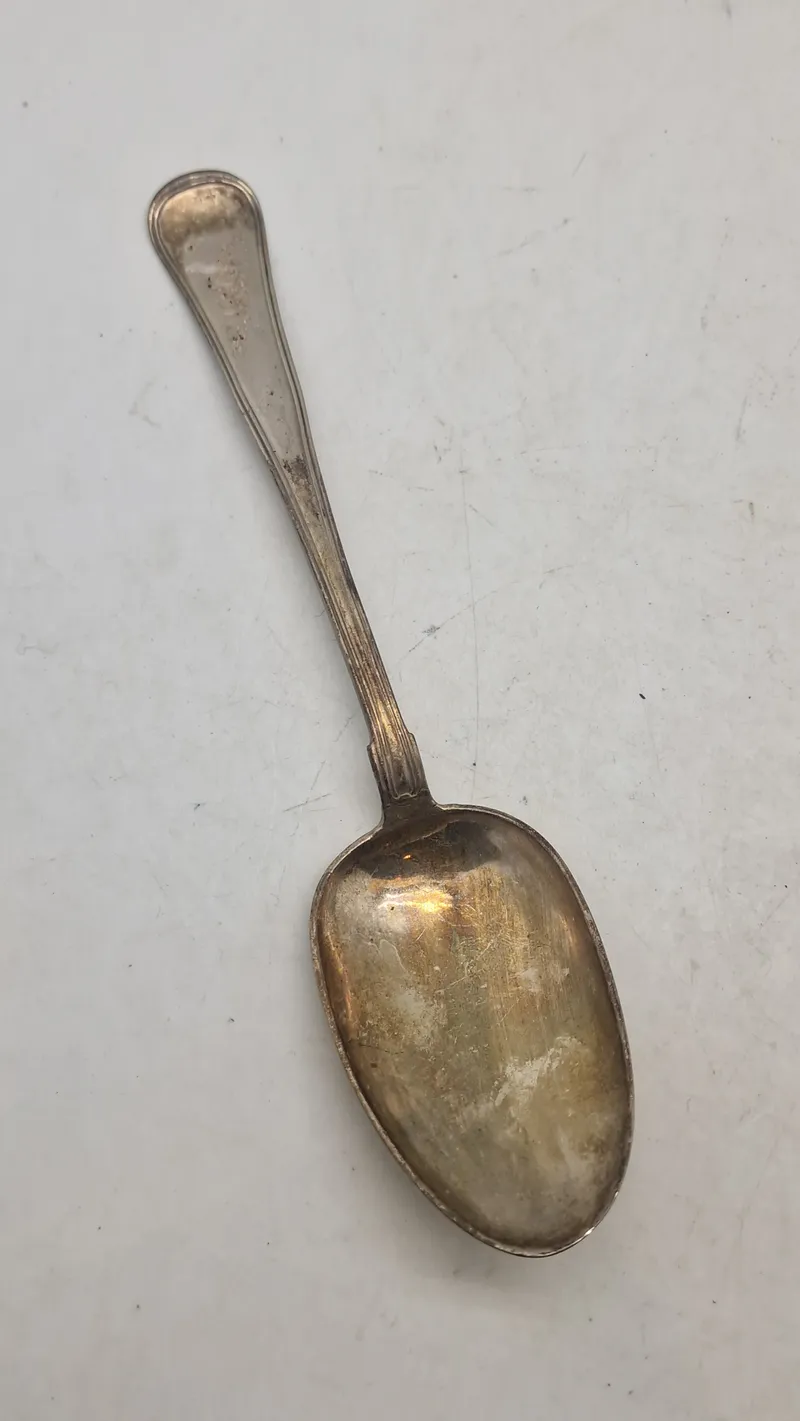 Original ske af provins sølv - 1800 tallet