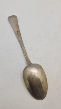Original ske af provins sølv - 1800 tallet