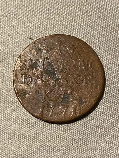 Original 1 skilling 1771
