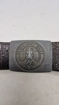 Originalt tysk Hitler jugend bælte med spænde (Overhoff & Cie)