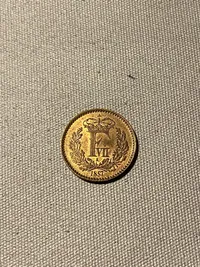 Original 1/2 skilling rigsmønt 1857