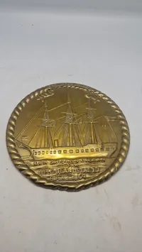 Mindeplade, fra Slaget ved Helgoland den 9. maj 1864