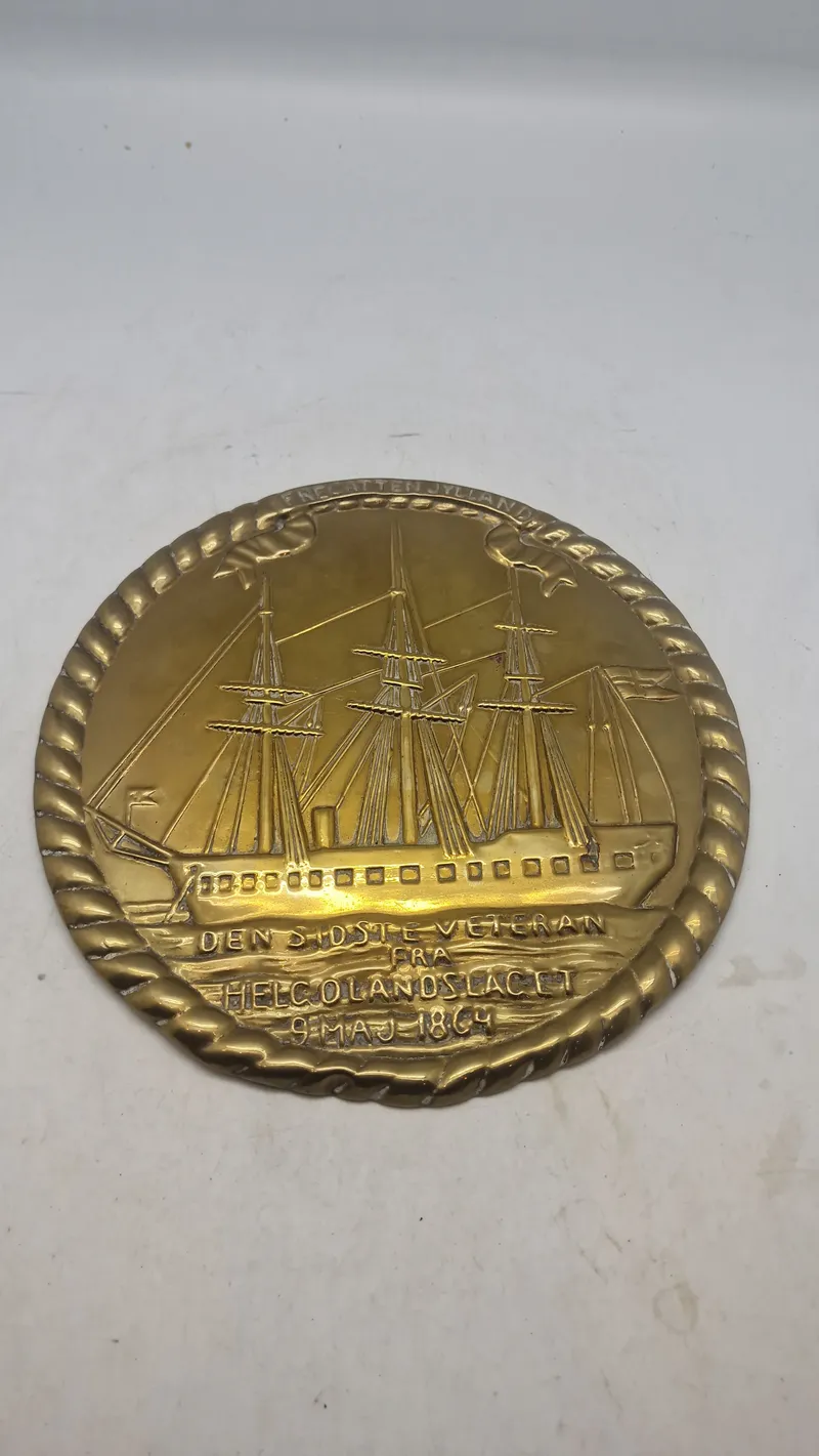 Mindeplade, fra Slaget ved Helgoland den 9. maj 1864