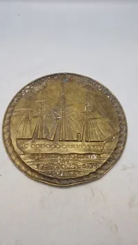Mindeplade, fra Slaget ved Helgoland den 9. maj 1864