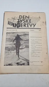 Samling originale eks. af den tyske ugerevy fra ww2