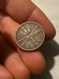 Original 1 rigsbanksskilling 1842