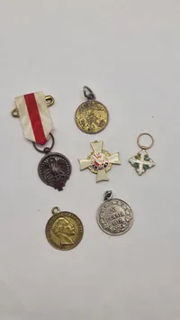 Samling originale miniature medaljer