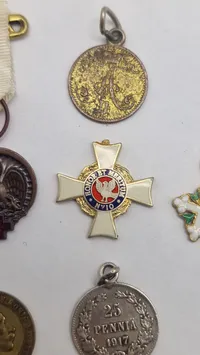 Samling originale miniature medaljer