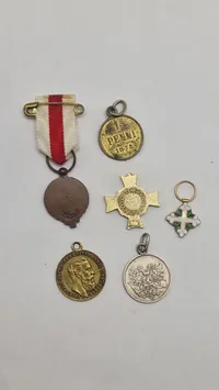Samling originale miniature medaljer