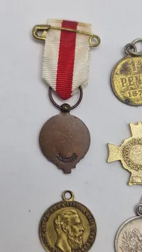 Samling originale miniature medaljer