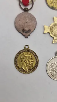 Samling originale miniature medaljer