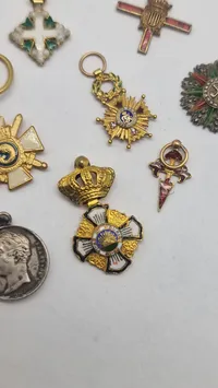 Samling originale miniature medaljer