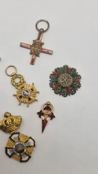 Samling originale miniature medaljer