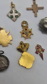 Samling originale miniature medaljer