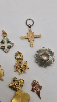 Samling originale miniature medaljer