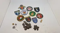 Samling danske patches mm.