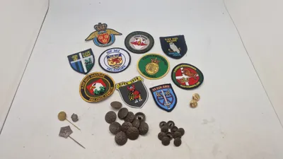 Samling danske patches mm.