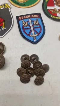 Samling danske patches mm.