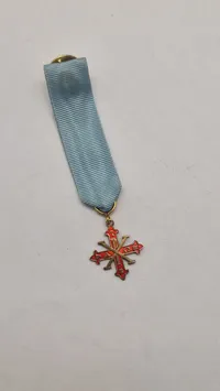 Original miniature medalje, Korset for Ridder af Fortjeneste i den Hellige Militære Konstantinordenen af Sankt Georg