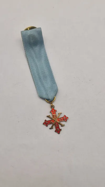 Original miniature medalje, Korset for Ridder af Fortjeneste i den Hellige Militære Konstantinordenen af Sankt Georg
