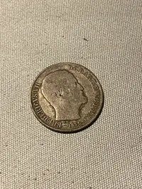 Original 16 skilling 1856 sølvmønt