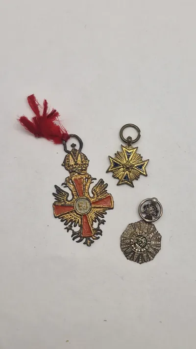 Samling originale miniature medaljer